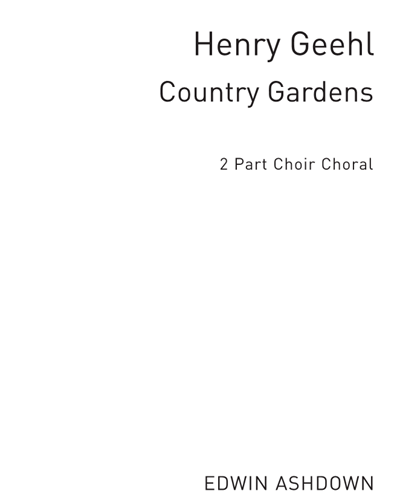 Country Gardens — Cecil Sharp