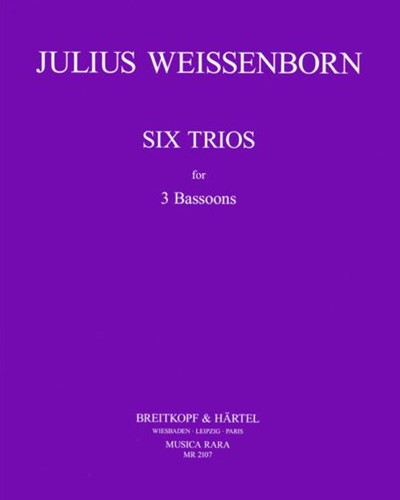 6 Trios — Julius Weissenborn