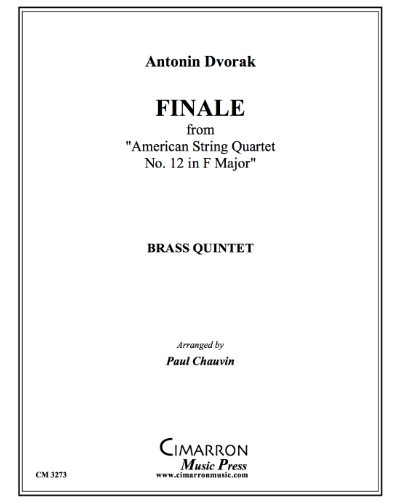 Finale (from 'American String Quartet No. 12 in F major') — 德沃夏克