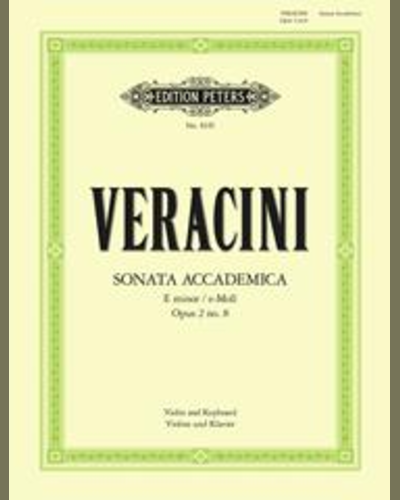 Sonata Accademica in E minor Op.2 No. 8 — Francesco Maria Veracini