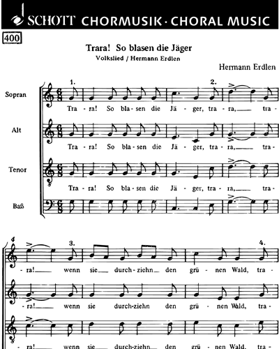Trara! So blasen die Jäger — Hermann Erdlen