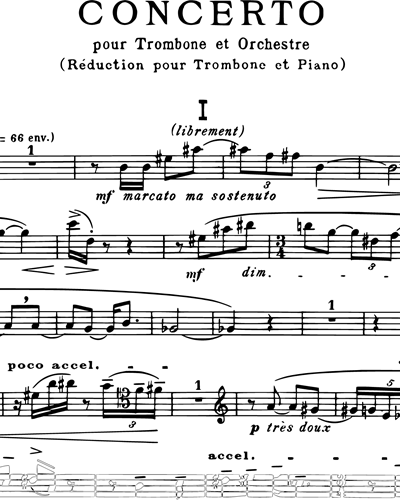 Concerto for Trombone and Orchestra — Alain Weber