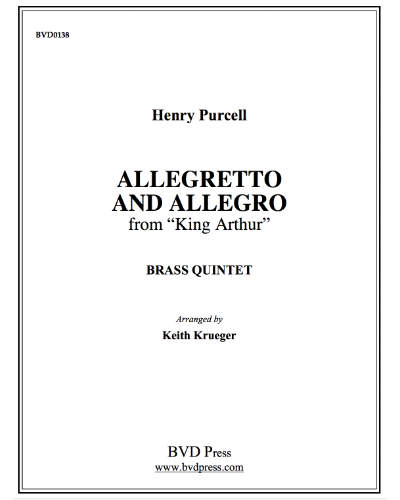 Allegretto and Allegro (from 'King Arthur') — Henry Purcell