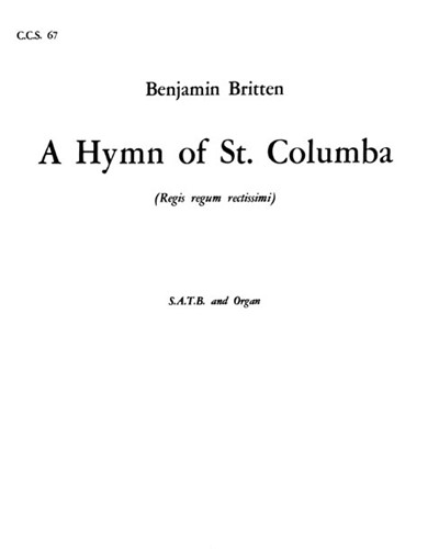 A Hymn to St. Columba — 布里顿