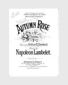 Autumn Rose — Napoleon Lambelet