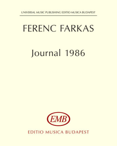 Journal 1986 — Ferenc Farkas
