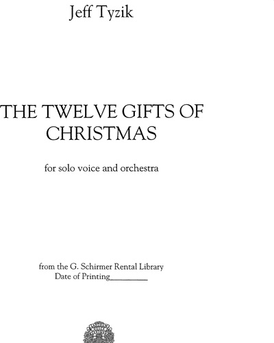 The Twelve Gifts of Christmas — Jeff Tyzik