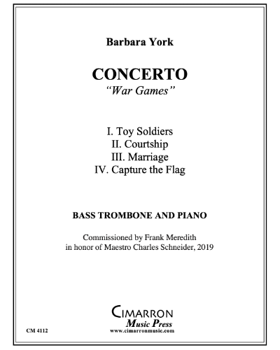 Concerto for Bass Trombone — Barbara York