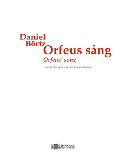 Orfeus' Song — Daniel Börtz