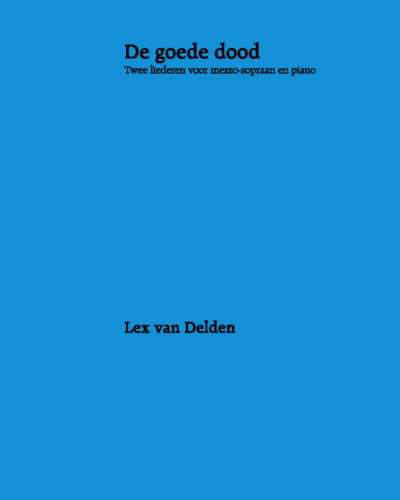 De Goede Dood — Lex van Delden