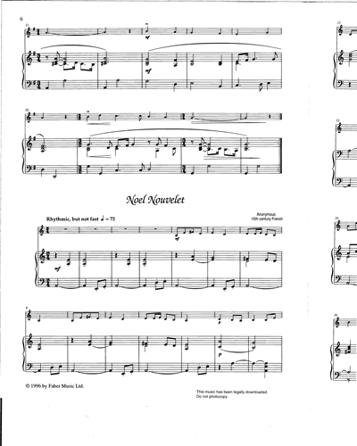 Noel Nouvelet (from 'The Young Violinist's Early Music Collection') — 佚名