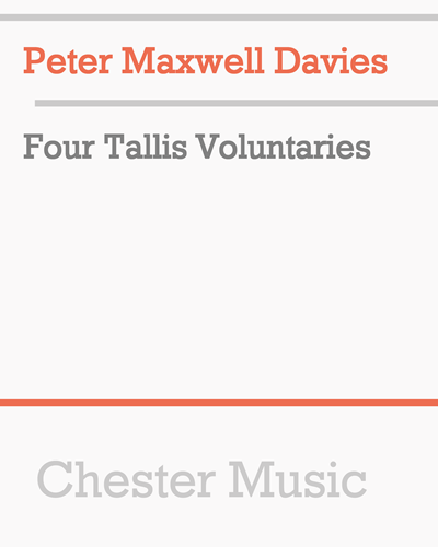 Four Tallis Voluntaries — 马克斯韦尔·戴维斯