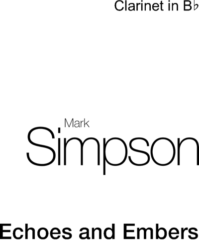 Echoes and Embers — Mark Simpson