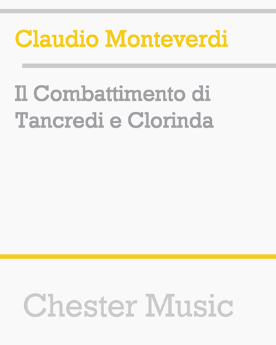 Il Combattimento di Tancredi e Clorinda — 蒙特威尔第
