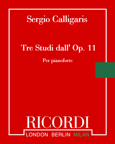 Three Studies from Op. 11 — Sergio Calligaris