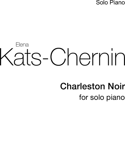 Charleston Noir — Elena Kats-Chernin