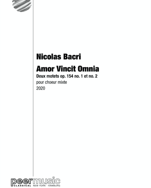 Amor Vincit Omnia, op. 154 No. 1–2 — 尼古拉·巴克里