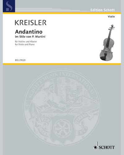 Andantino im Stile von P. Martini — 克莱斯勒