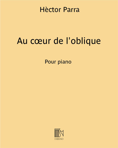 Au cœur de l'oblique (Étude d'architecture No. 1) — Hèctor Parra