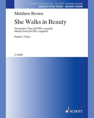 She Walks in Beauty — Matthew Brown