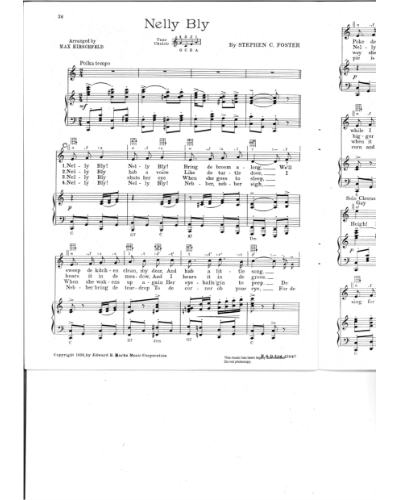 Nelly Bly — 斯蒂芬·福斯特