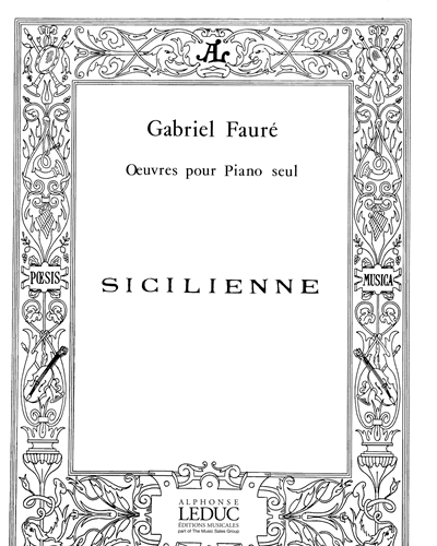 Sicilienne, op. 78 — 福雷