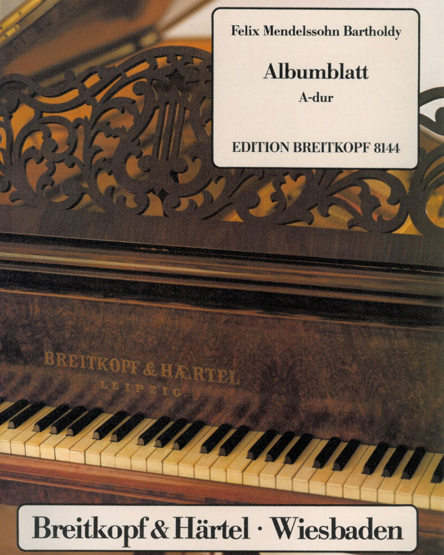 Albumblatt in A major, MWV U 75 — 门德尔松