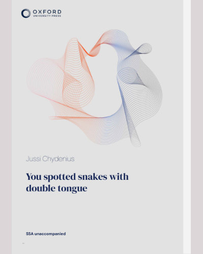 You spotted snakes with double tongue — Jussi Chydenius