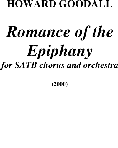 Romance Of The Epiphany — Jose de Valdivielso