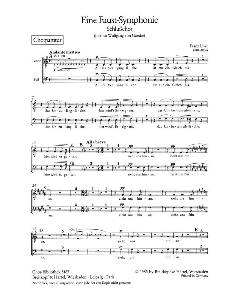 Eine Faust-Symphonie — 李斯特