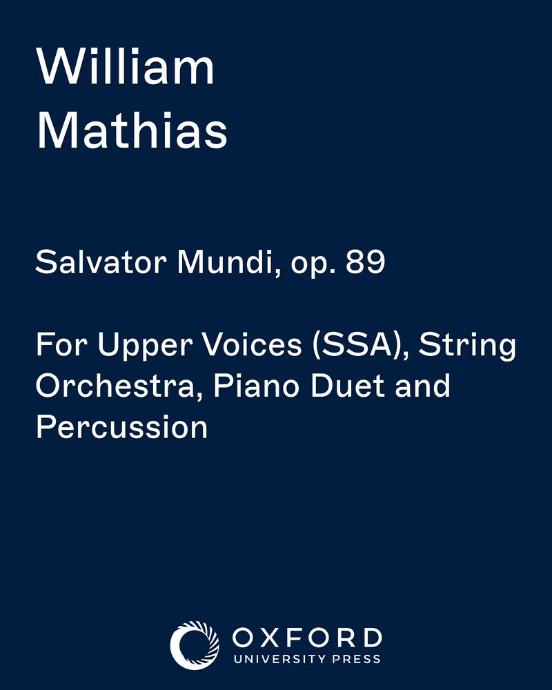 Salvator Mundi, op. 89 — William Mathias