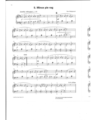 Mince Pie Rag — Pam Wedgwood
