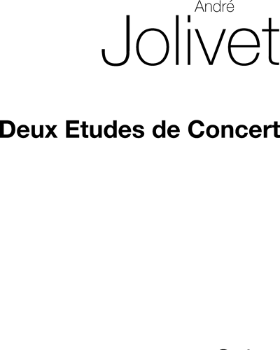 Deux Etudes de Concert — 安德烈·若利韦