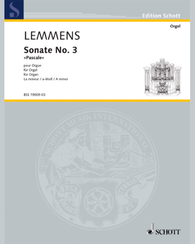 Sonate No. 3 Pascale — Jacques-Nicolas Lemmens