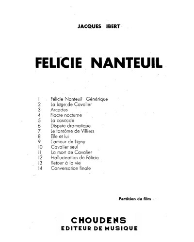 Felicie nanteuil — 雅克·伊贝尔