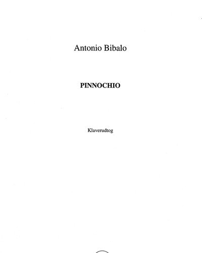 Pinocchio — Antonio Bibalo