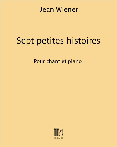 Sept petites histoires (from 'Grand alphabet instantané') — Jean Wiener