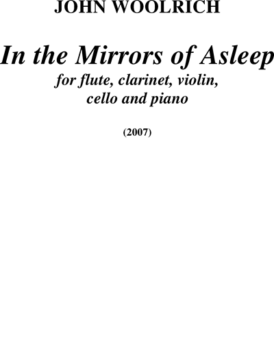 In the Mirrors of Asleep — John Woolrich