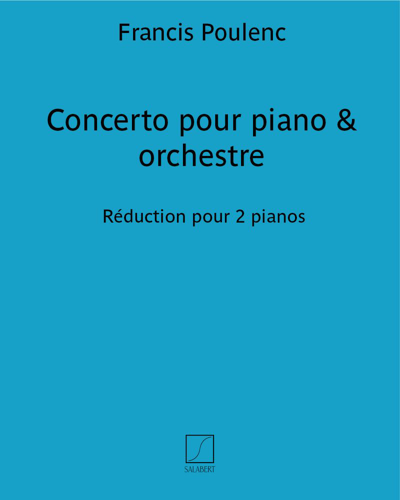 Concerto pour piano & orchestre - Réduction pour 2 pianos — Francis Poulenc