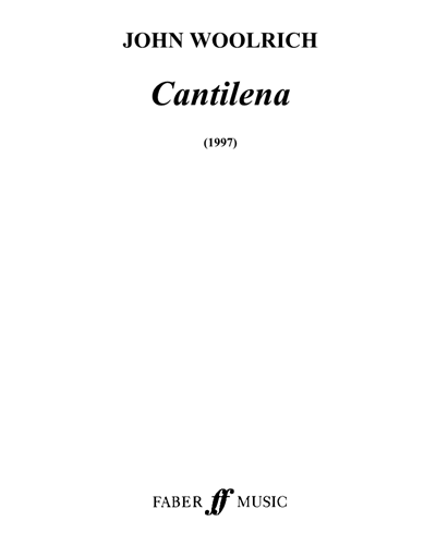 Cantilena — John Woolrich