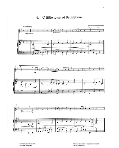 O Little Town of Bethlehem — Lewis Redner