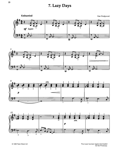 Lazy Days — Pam Wedgwood