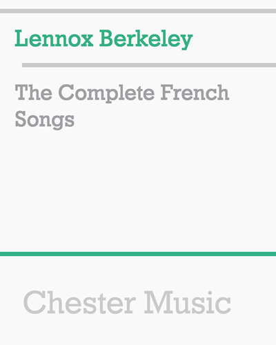 The Complete French Songs — 伦诺克斯·伯克利