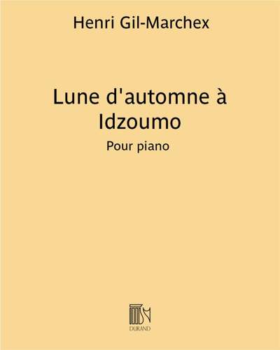 Lune d'automne à Idzoumo (Extract from 'Two Images of Old Japan') — Henri Gil-Marchex
