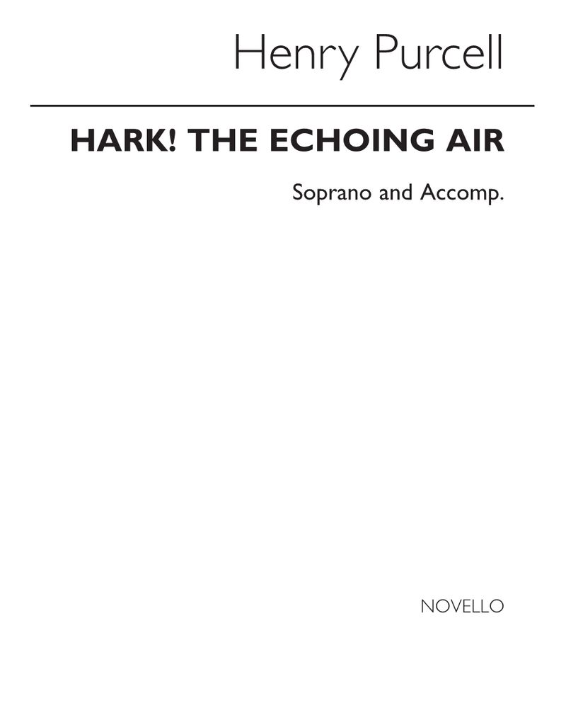 Hark! The echoing air (From "The Fairy Queen") — Henry Purcell