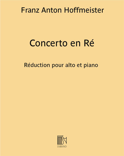 Concerto en Ré — Franz Anton Hoffmeister