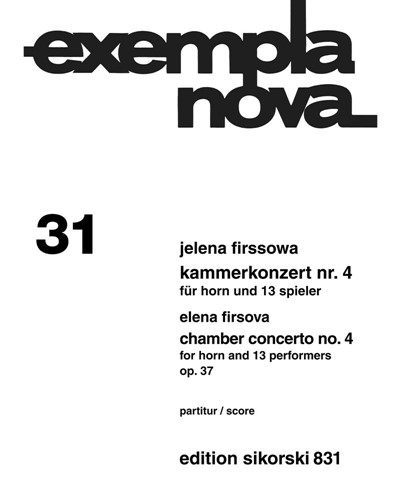 Chamber Concerto No. 4 — Elena Firsova
