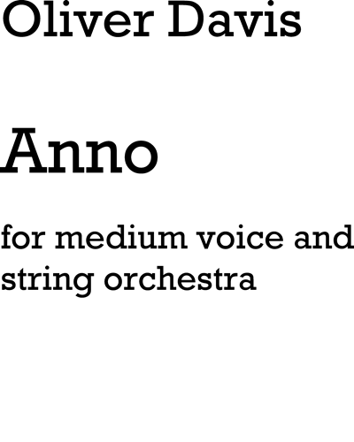 Anno — Oliver Davis