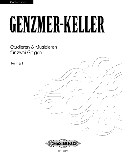 Studieren & Musizieren für zwei Geigen — Harald Genzmer