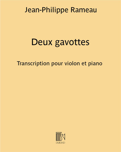 Deux gavottes (from 'Le temple de la gloire') — Jean-Philippe Rameau